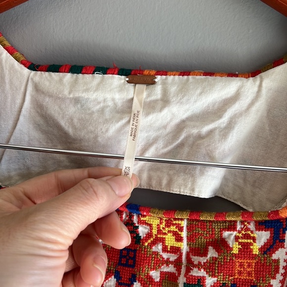 Free people mini glow embroidered dress size XS great  condition - Picture 5 of 8